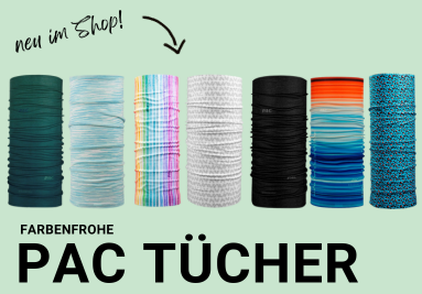 Multifunktionstücher und Mützen von PAC